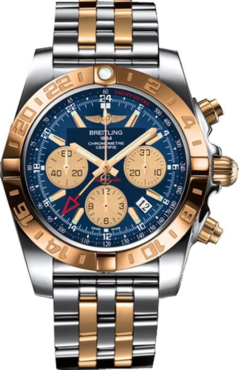 breitling chronomat gold crown|Breitling Chronomat 44 stahl gold.